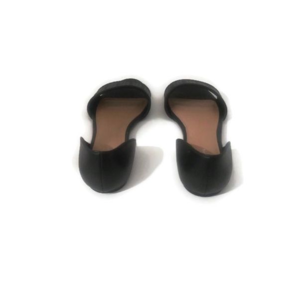 CATO Black Open-Toe Flats Size 9 - Picture 5 of 5